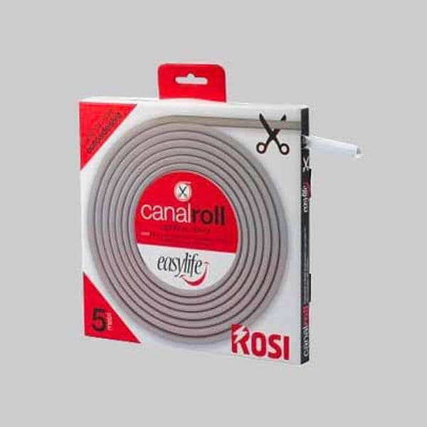 Canalina Passacavi Autoadesiva Flessibile Rosi 10 x 10 mm Rotolo 5 m