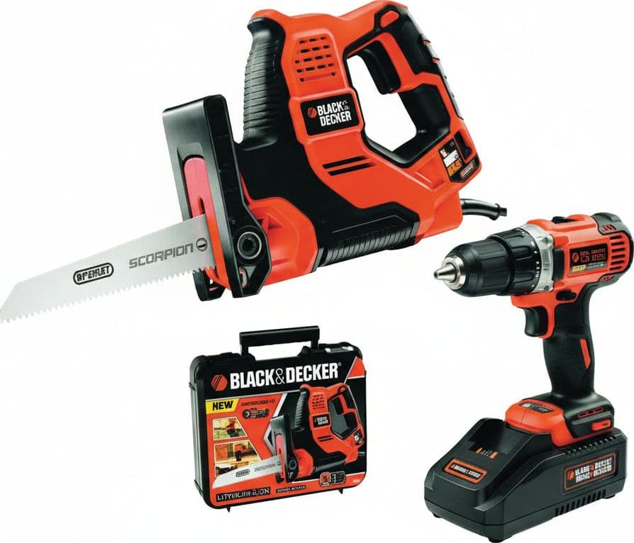 Sega Multifunzione Scorpion 500 W (RS890KQS) Black&decker