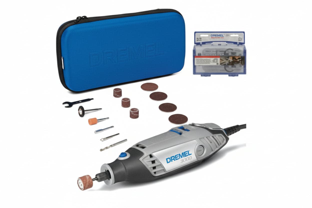 Dremel Multifunzione 130 W con 15 Accessori+set Taglio Metallo (3000JC)