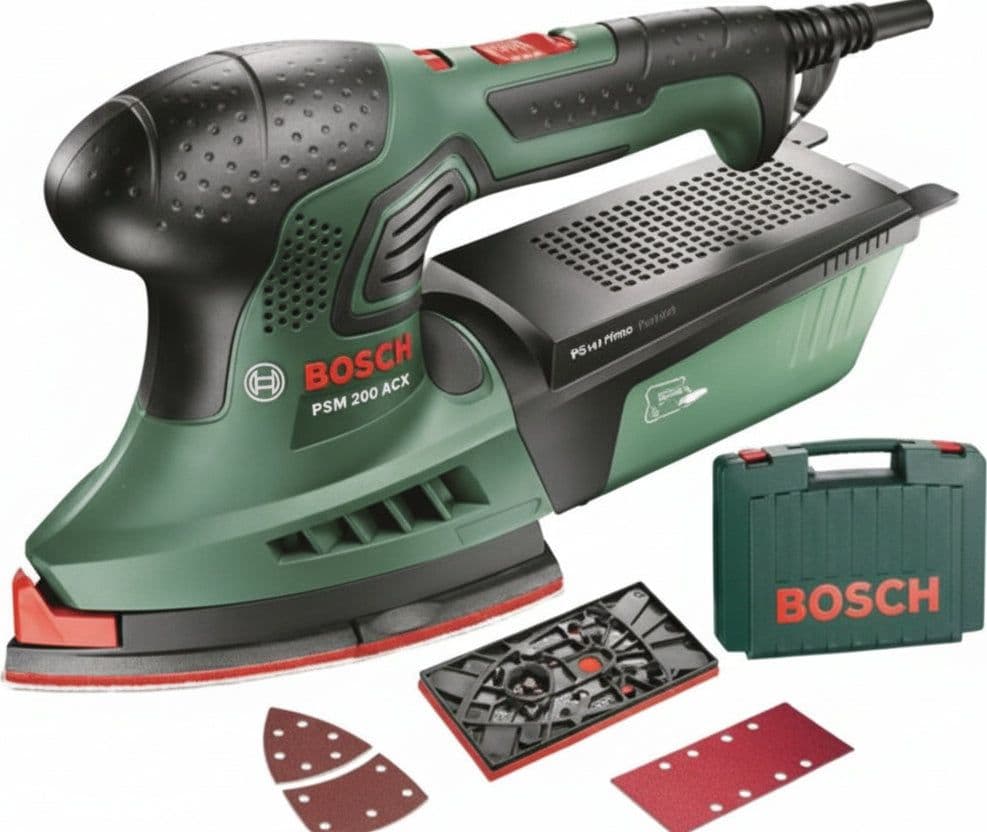 Levigatrice Palmare Piastra 104 200 Mmw in Kit (psm 200 Aesuniversal) Bosch