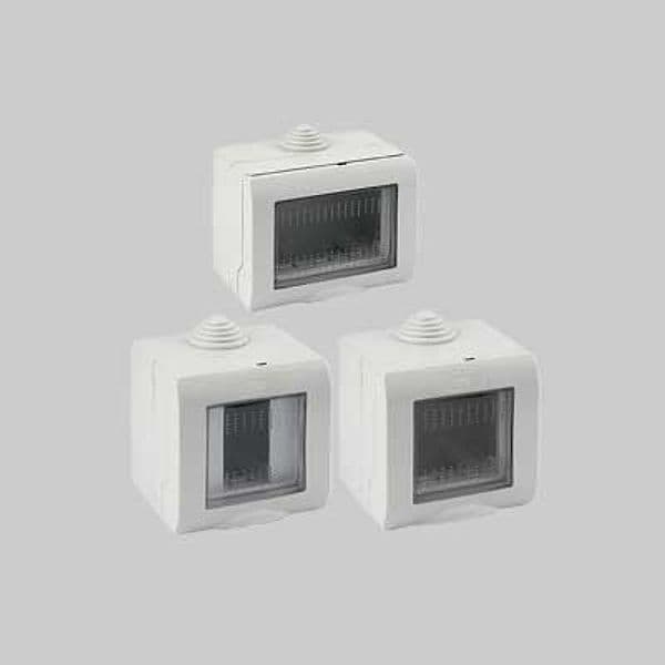 Contenitore da Parete per Apparecchi IP55 Easy 2 Posti Ec Elettrocanali