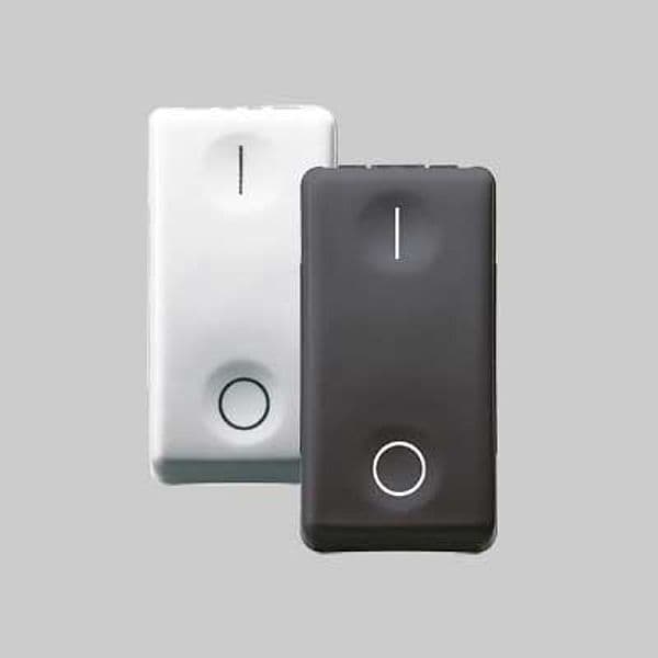 Interruttore Bipolare Sistem 16AX 250V Gewiss Nero
