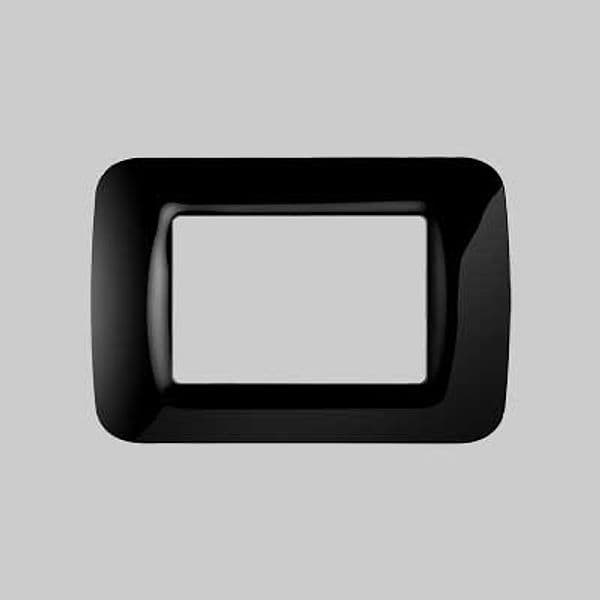 Placca Coprinterruttori Nero Toner System 6 Posti Gewiss