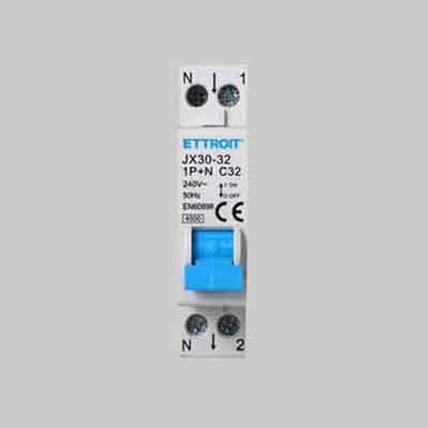 Interruttore Magnetotermico Compatto Elettroit 1P con N C.nominale 6A