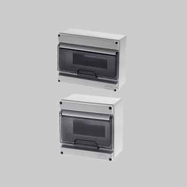 Centralino da Parete con Portello IP65 4 Mod 154 114 x 85 mm Grigio