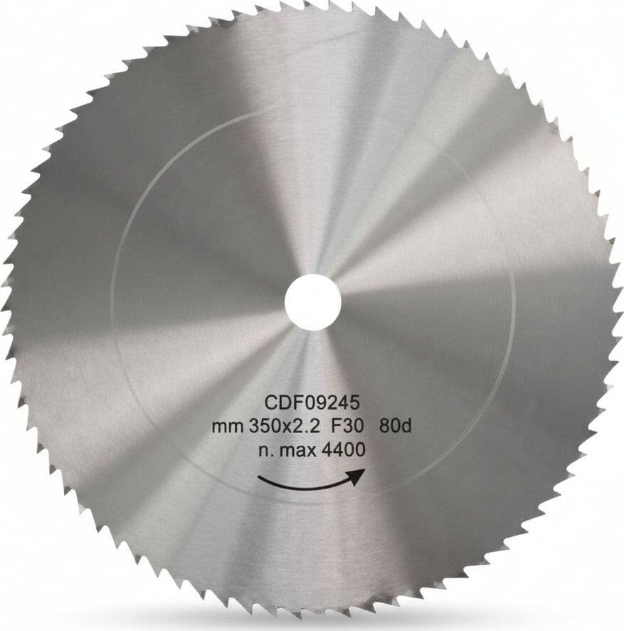 Disco Lama Circolare Cromo Vanadio Dentatura Normale Ø 550 mm Foro 30 Denti