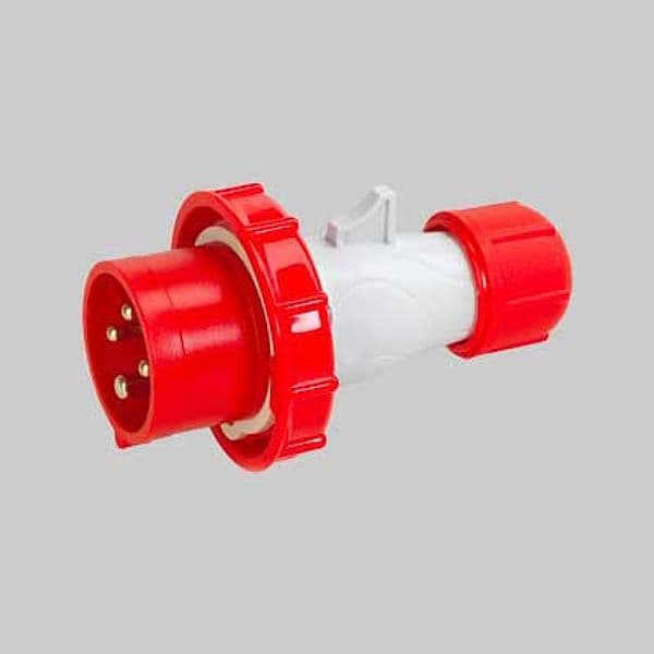 Spina Mobile Industriale IP67 380 V 16A 3P con T 380 Made in Italy 415V