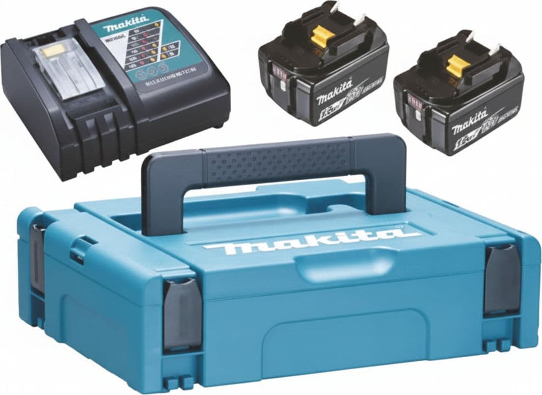 Kit Energy Caricabatteria + 2 Batterie 5AH (1976242) Makita
