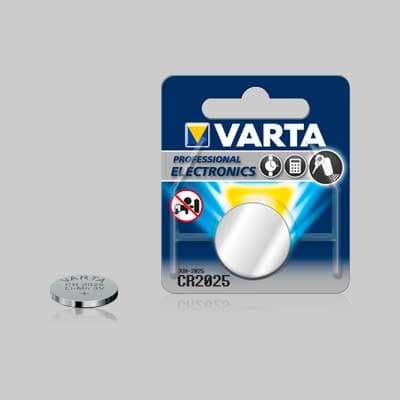 Pila A Bottone 'Cr2025' Blister 1 Pezzo - 10 Pezzi- Varta