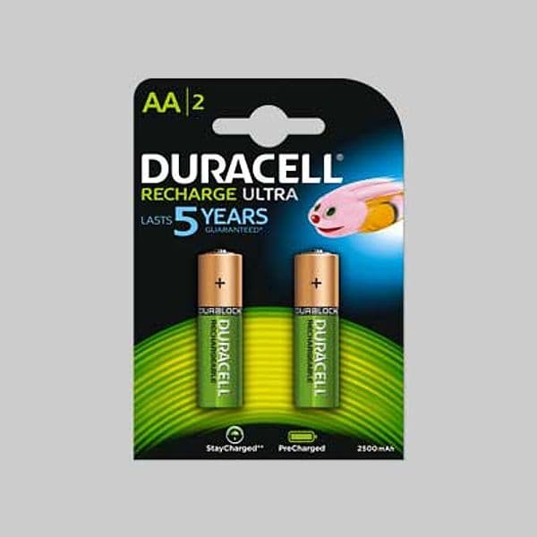 Pile Ricaribili Duralock Stilo 2400 Mah Duracell Blister 2 Pezzi