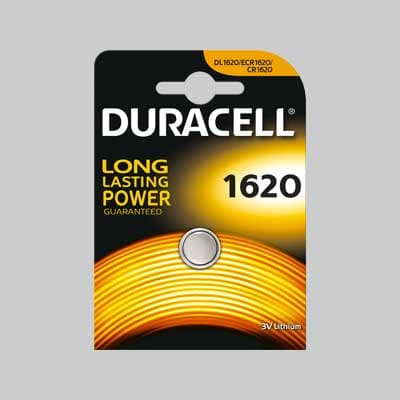 Pila A Bottone '1620' Blister 1 Pezzo - 10 Pezzi- Duracell