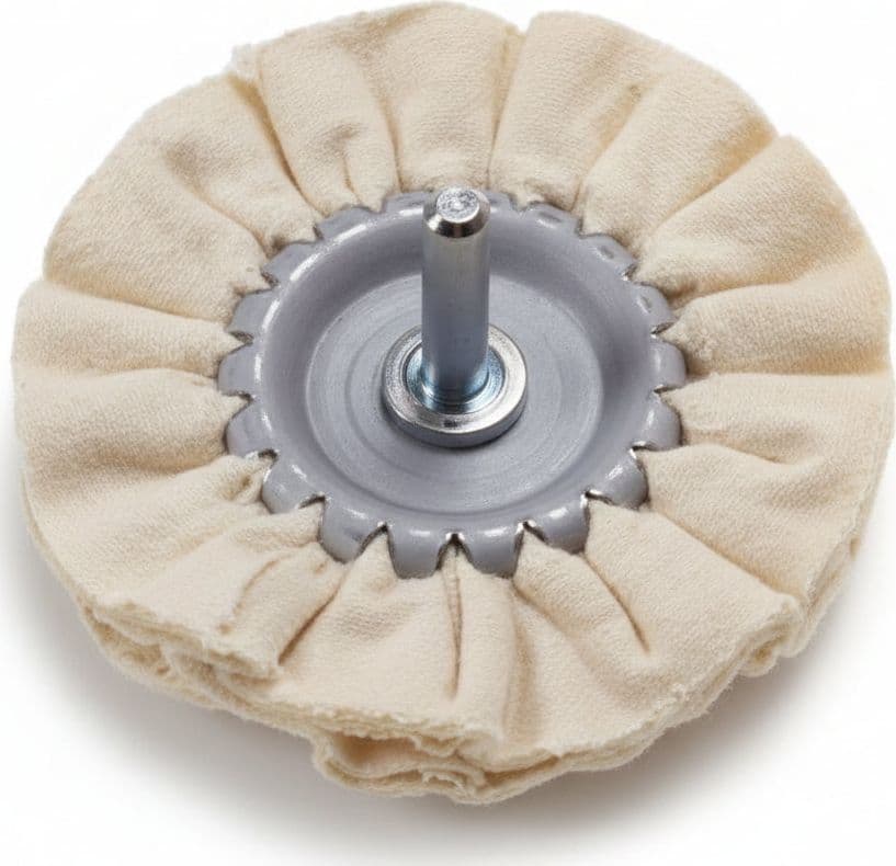 Ruote in Tessuto per Lucidare con Codolo Ø 80 mm Codolo 6 mm Pg 2 Blister