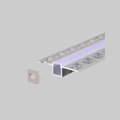 Canalina Per Strip Led '5162' 12X13,3 Mm - Barra 2 Mt
