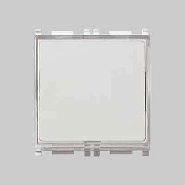 Pulsante con Portanome Plana Vimar 10AX 250V Colore Bianco