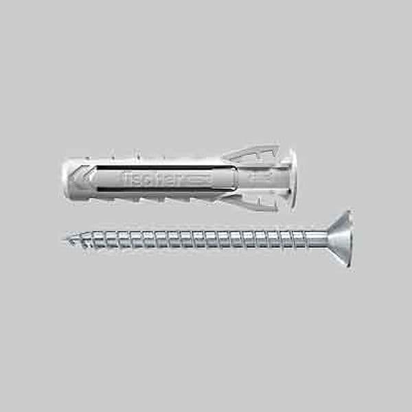 Tassello con Vite Sx Plus Ø 5 x 25 mm Fischer Vite 4 x 30 mm 100 Pezzi