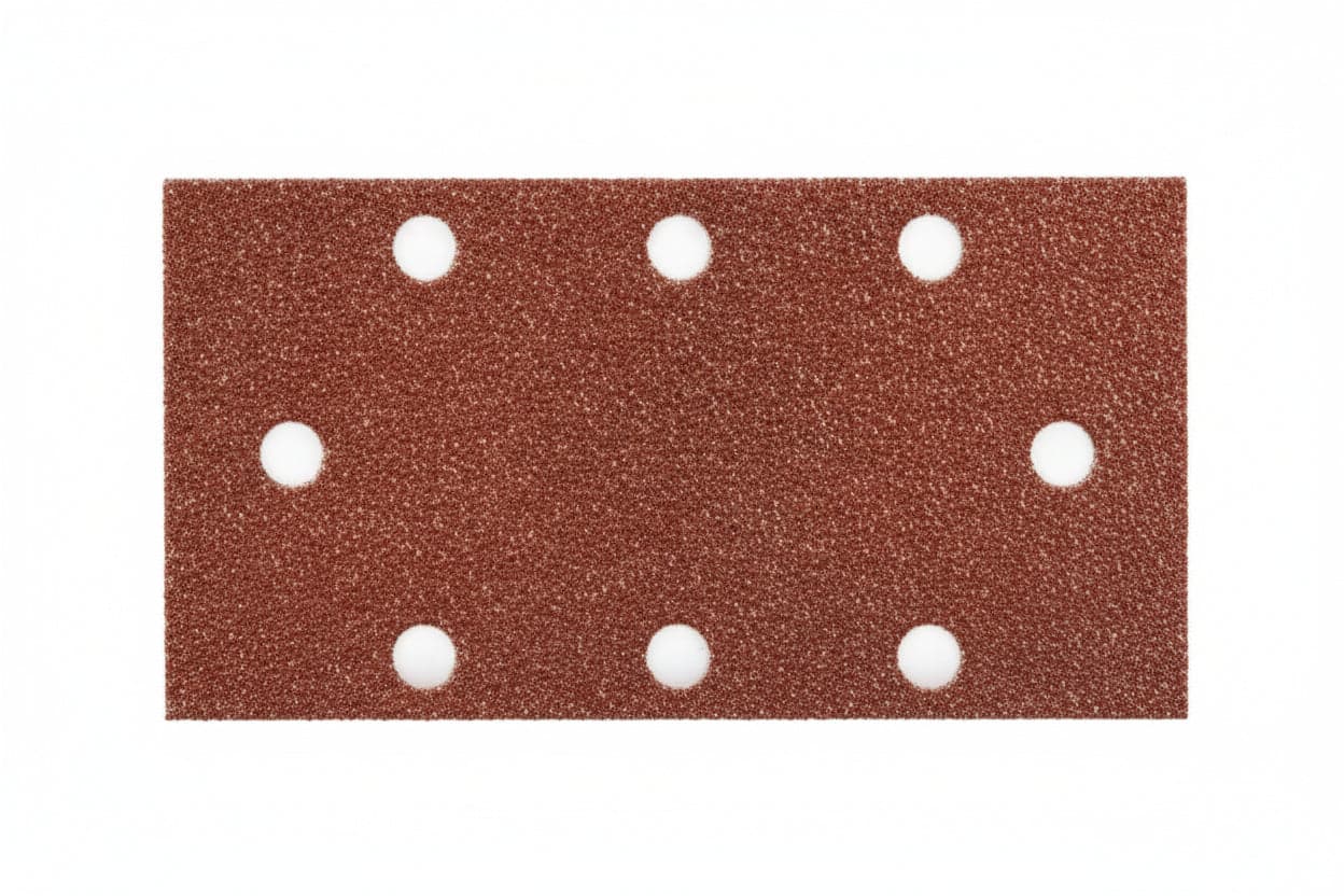 FOGLI CARTA ABRASIVA FORATA CON VELCRO PER LEVIGATRICI FORI A CIRCOLO- - grana 50 blister da pz.6 - 1 blister IMPERIAL