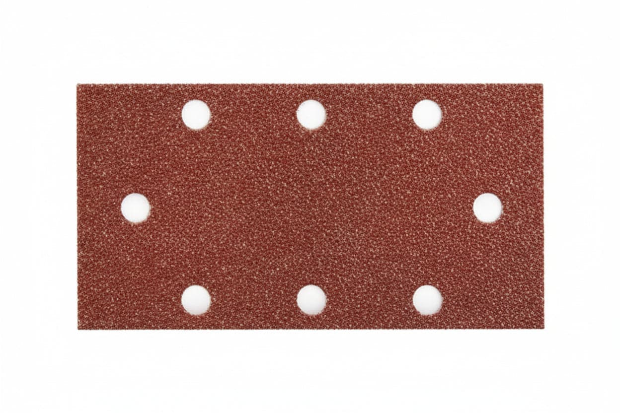 FOGLI CARTA ABRASIVA FORATA CON VELCRO PER LEVIGATRICI FORI A CIRCOLO- - grana 180 blister da pz.6 - 1 blister IMPERIAL