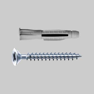 TASSELLO CON VITE 'BT02' Ø 8x51 mm - vite 5x60 mm - 200 pezzi- TECFI