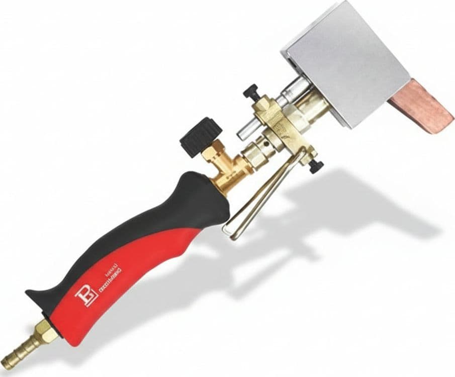 Saldatore a Gas e Mazza di Rame 40 cm Becco 17 mm