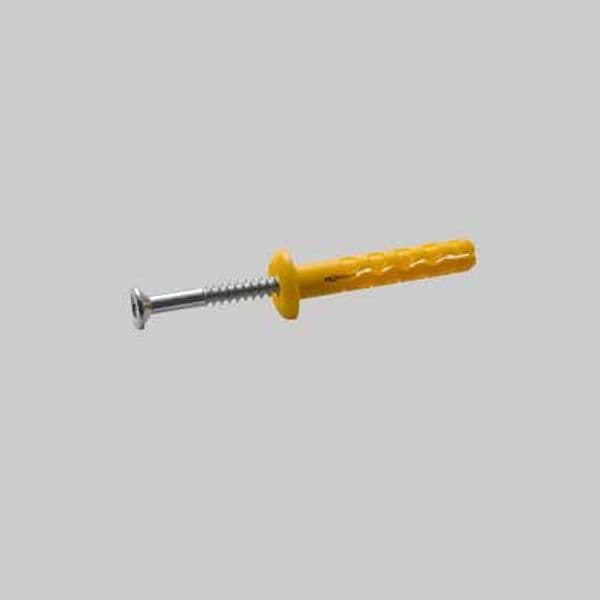 Tassello a Percussione Devil Giallo Ø 6 x 38 mm Akifix 200 Pezzi
