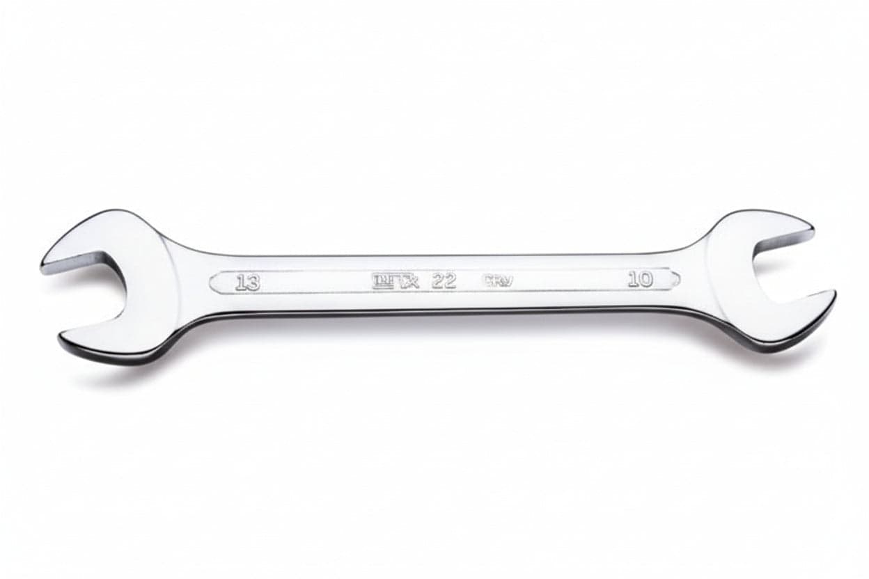 Chiavi A Forchetta Cromate Doppie Art.55- -Mm.14X15 - 5 Pezzi Beta
