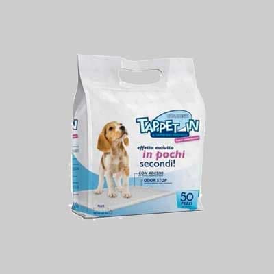 Pannolini e tappetini assorbenti per cani