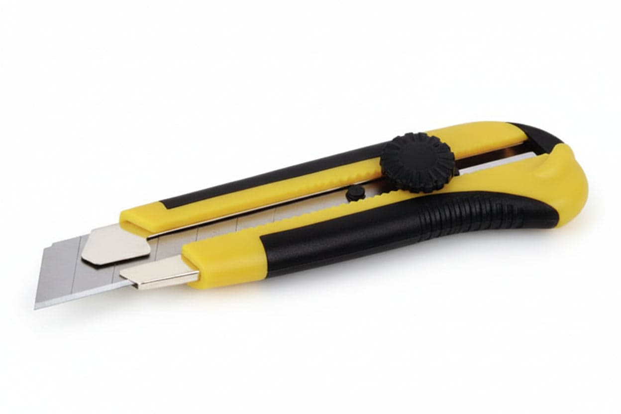 Cutter Gigante 25 mm con Bloccaggio a Rotella Alte 12 Blister