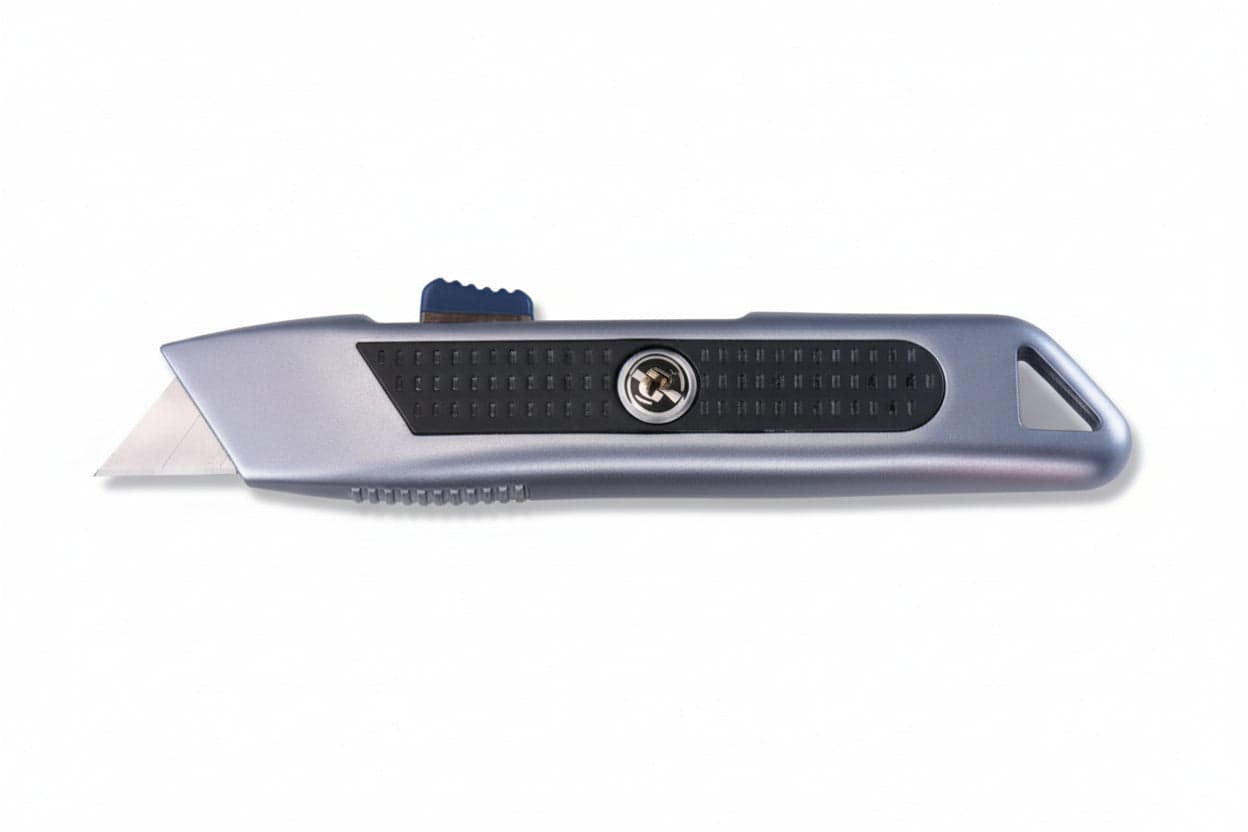 Coltello con Lama Trapezioidale Autoretrattile 150 MMX20X40H 12 Blister