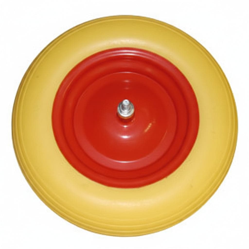 Ruota per Carriola Pu Piena Perno 12 MMX170 Perno 12 MMX170, Interasse 110