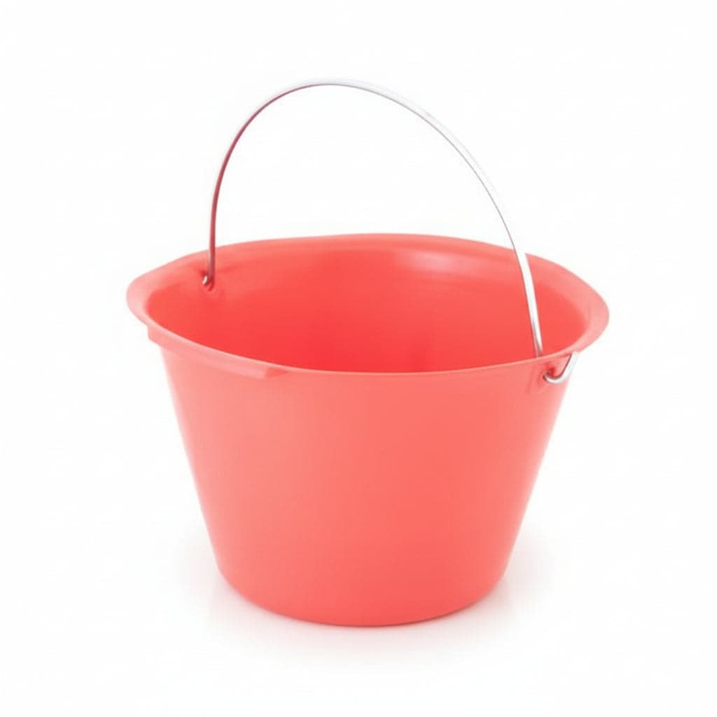 Caldarella da Muratore Rossa Ø 34 mm cm 8 l 10 Pezzi