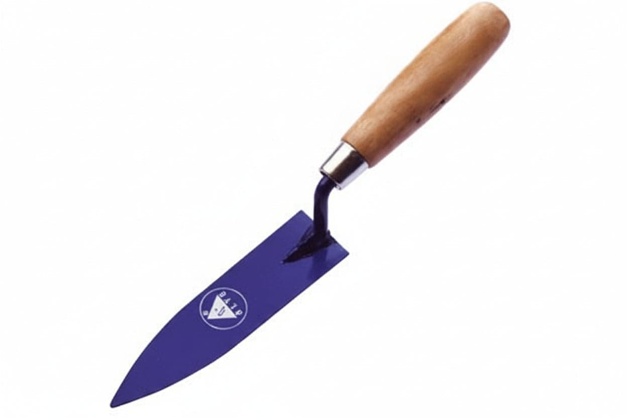 Cazzuolino a Punta Olivo Manico Legno 140 mm Alte 6 Pezzi