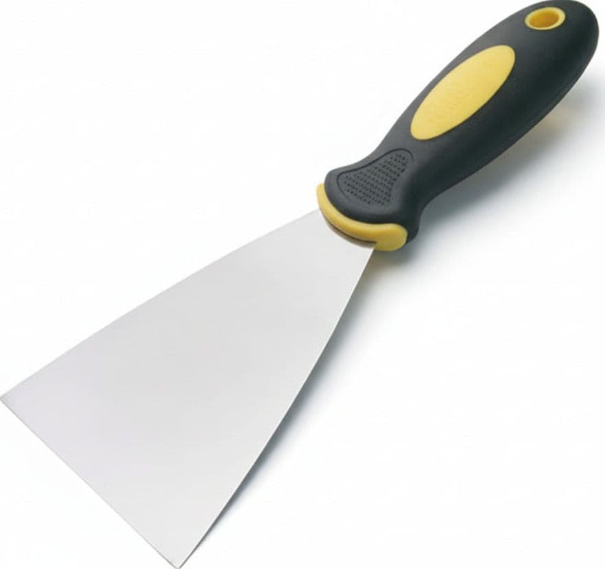 Spatole con Manico Bi Material Inox 50 mm Alte 12 Pezzi