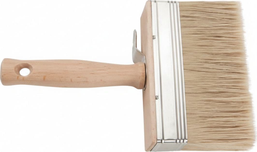 Plafoncino Setola Bionda Manico Legno 100 MMX30 Feudo 12 Pezzi