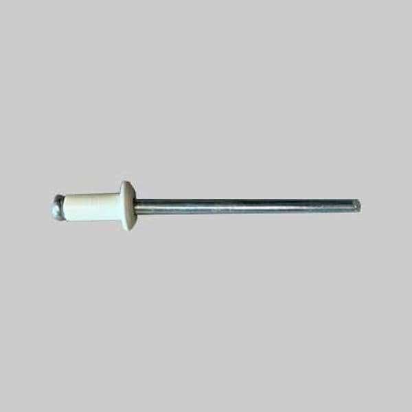 Rivetto a Strappo Bianco Perla 4 x 9 mm Tecfi 1000 Pezzi