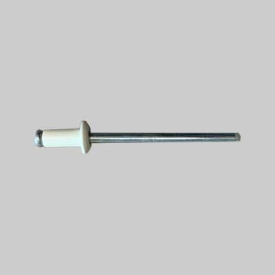 RIVETTO A STRAPPO 'BIANCO PERLA' 4,0x9 mm - 1000 pezzi- TECFI