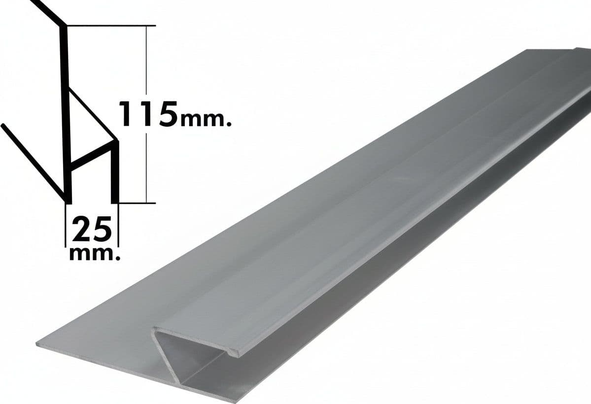 Stadie Profilo H in Alluminio 150 Cmh