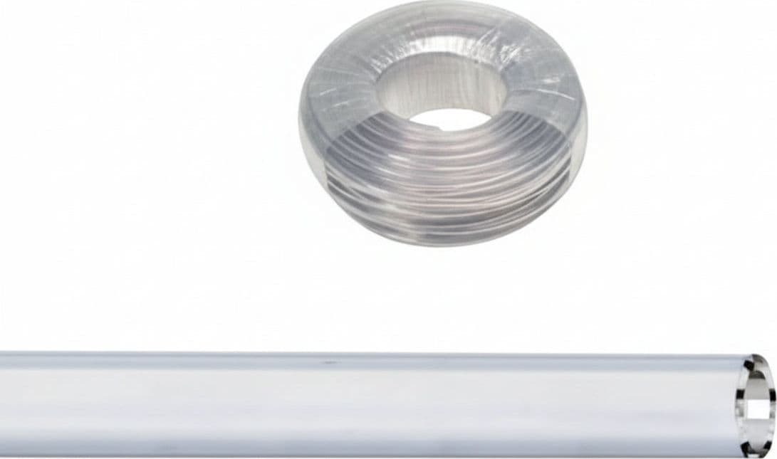 Tubo Antigelo Trasparente per Livella Ø 8 mm 12 Rotolo 25 m 1 Rotolo