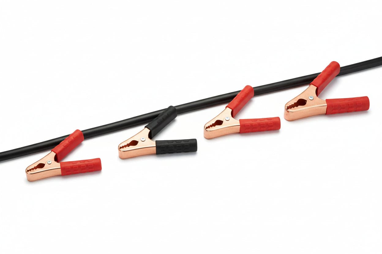 Pinza Per Cavo Batteria- - Mm.220 200A - 2 Pezzi Made In Italy