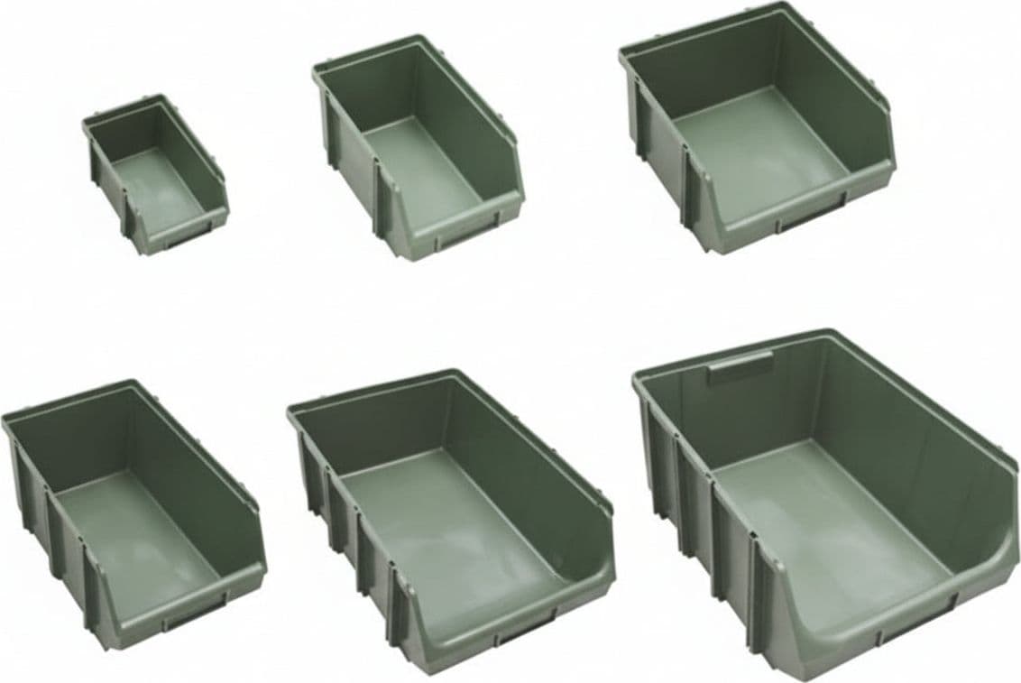 Contenitori Unionbox ad Incastro a 104 MMX165X76H Terry 5 Pezzi