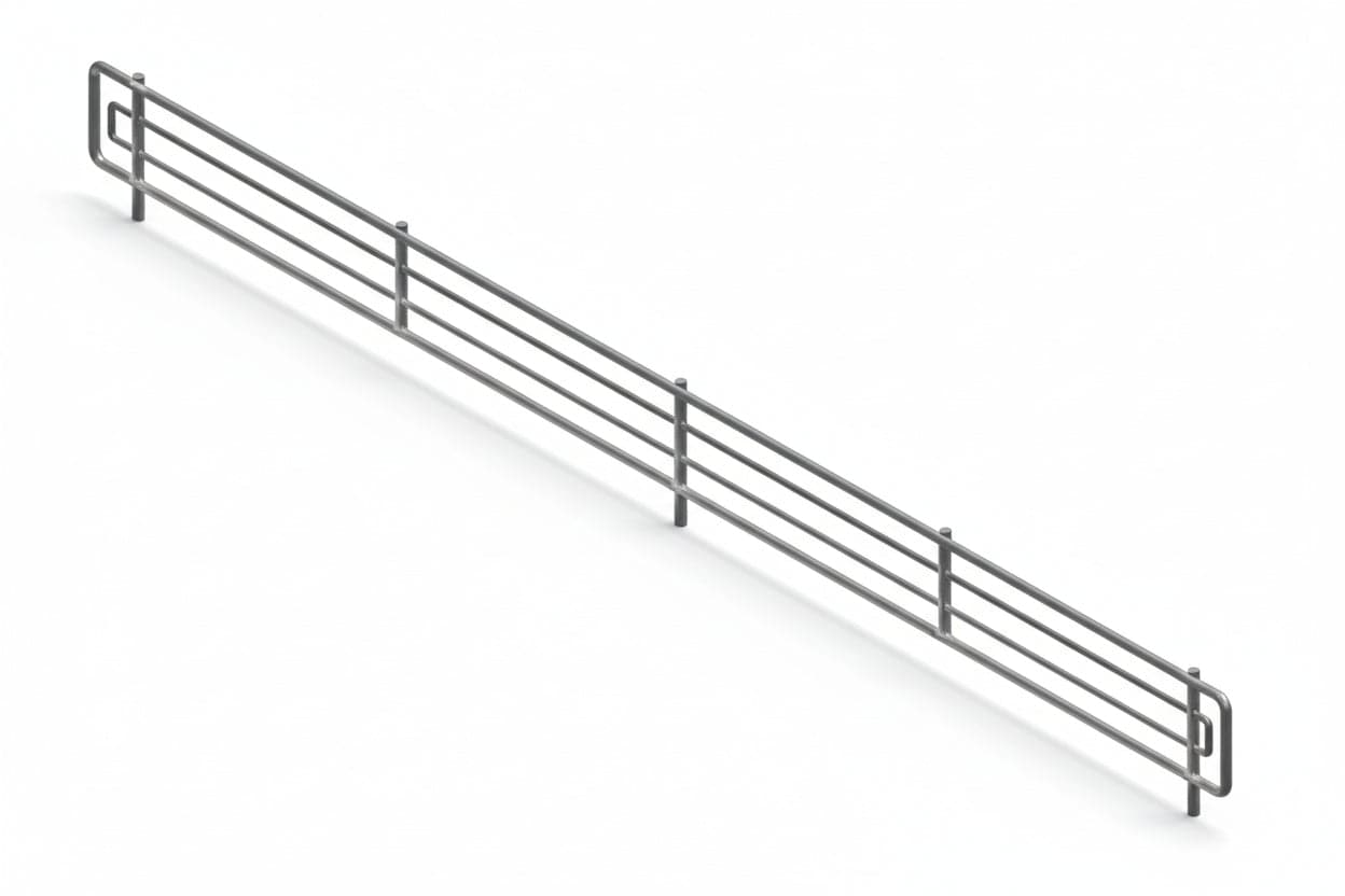 Frontalino in Filo Cromato 1330 mm L.X80 H