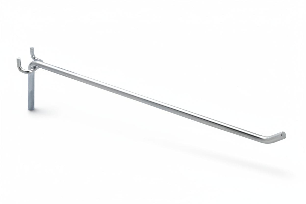 GANCIO 1 FILO PER PANNELLI FORATI- - ø mm.3,8x7x400 l. - 10 pezzi
