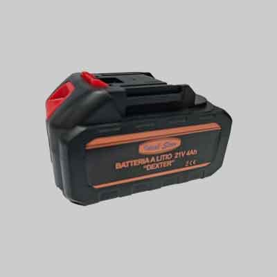 BATTERIA DI RICAMBIO PER MOTOSEGA DA POTA A BATTERIA 'DEXTER' IDEAL STAR 21V - 4.0Ah - IDEAL STAR