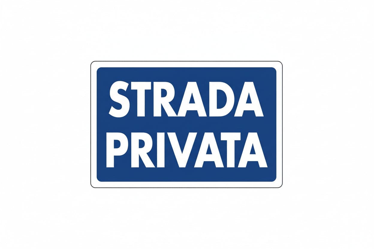 Cartello Strada Privata- - Cm.30X20H. - 10 Pezzi in Segnaletica antinfortunistica BricoGo - Marano di Napoli, commercioVirtuoso.it
