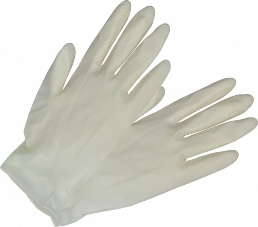 Guanti in Lattice Tg.l Misura 8 8,5 in Conf. da 100PZ. 2 Scatola