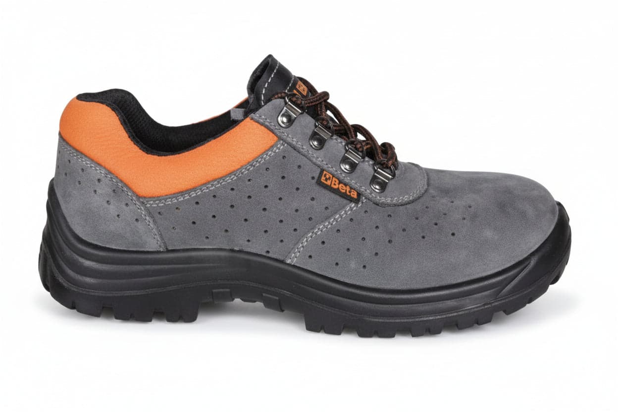 SCARPA BASSA SCAMOSCIATA TRAFORATA 7246E S1P  n°38    BETA