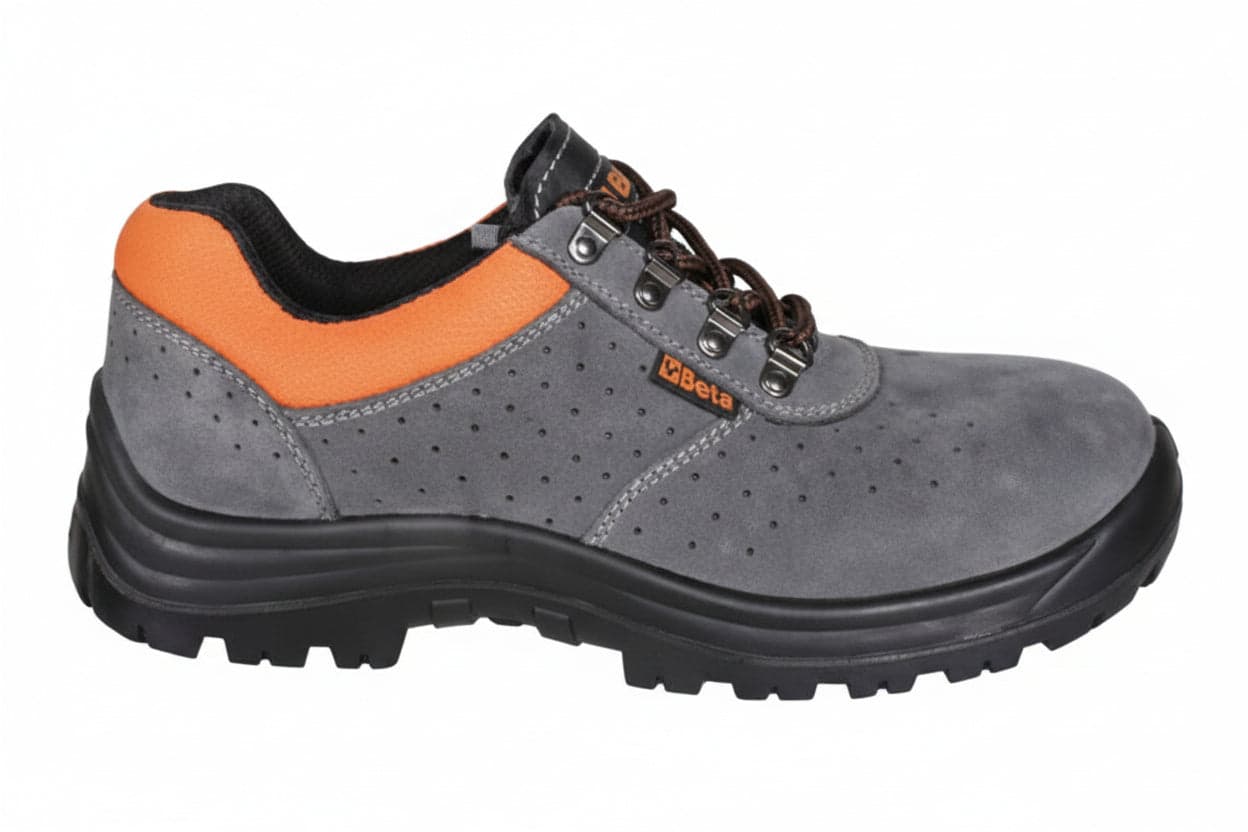 SCARPA BASSA SCAMOSCIATA TRAFORATA 7246E S1P  n°41    BETA