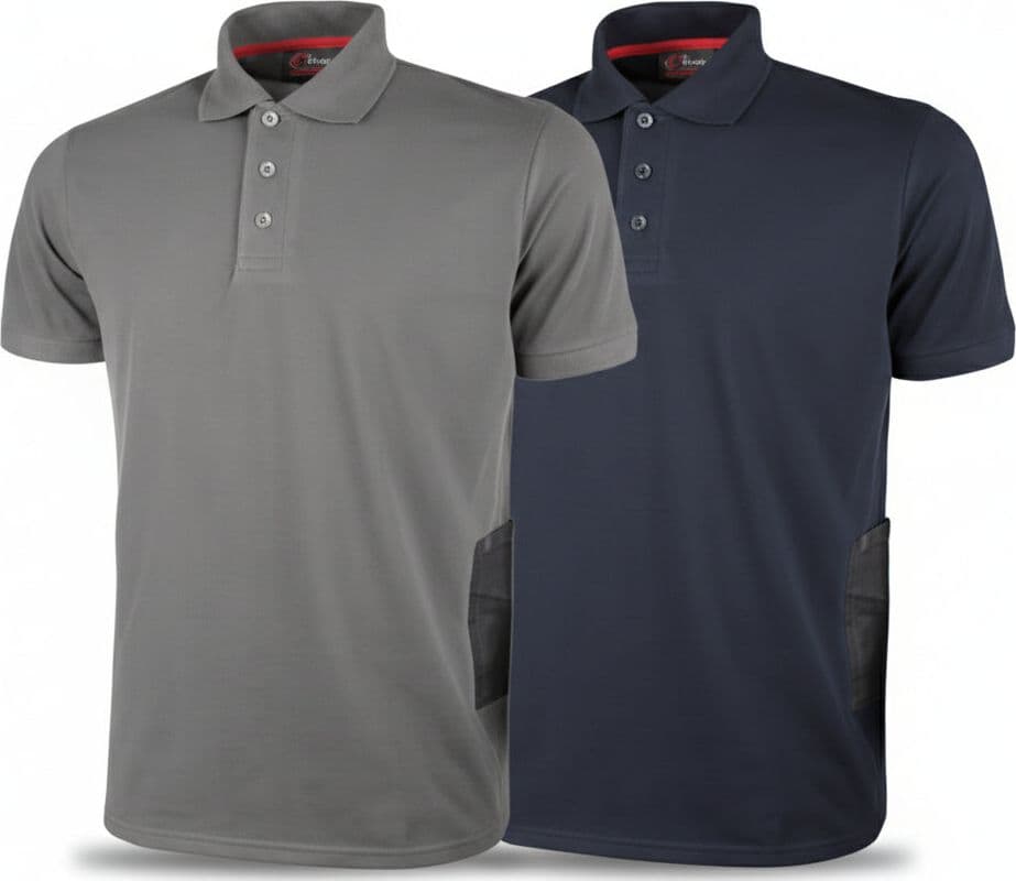 Polo Gap Manica Corta Slim Fit Tg.l Grey Meteorite Upower