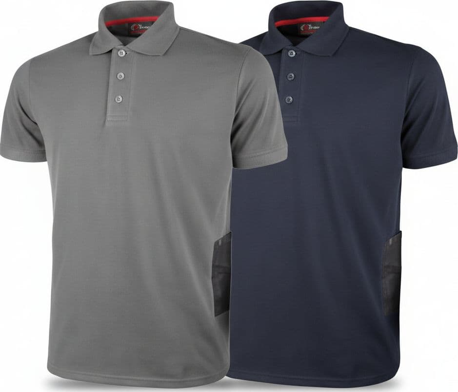 Polo Gap Manica Corta Slim Fit Tg.l Deep Blue Upower