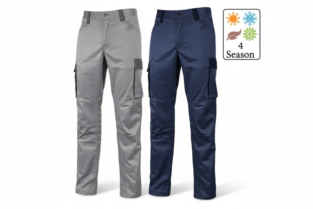 Pantalone Cargo Crazy In Tc Stretch Slim Fit Tg.L Stone Grey Upower