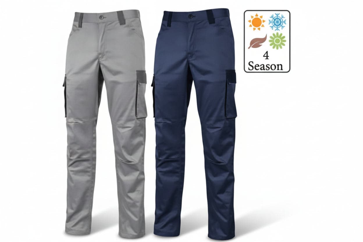PANTALONE CARGO CRAZY IN TC STRETCH SLIM FIT  tg.2XL  stone grey    UPOWER